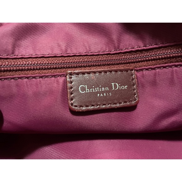 Christian Dior Burgundy Monogram Trotter Messenger Bag - Picture 10 of 16
